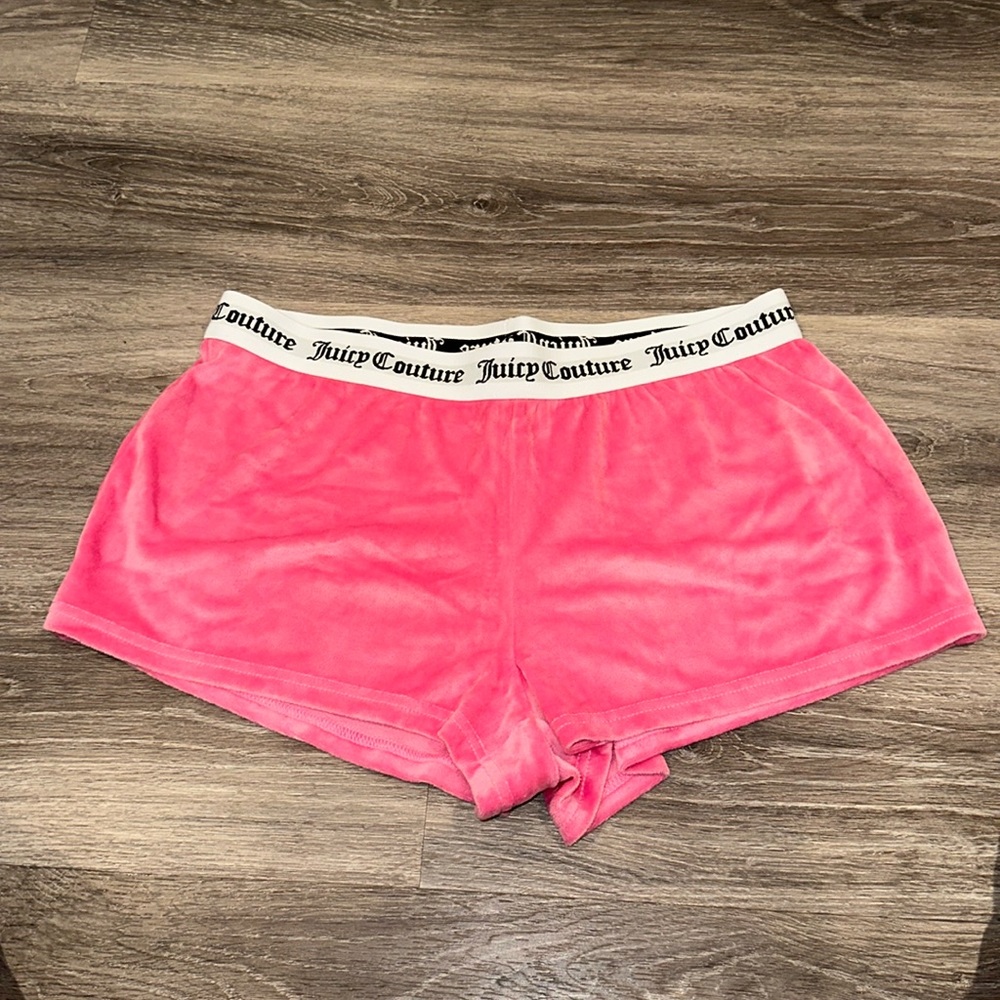 Pink Velvet Juicy Couture Shorts